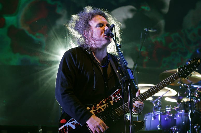 File photo dated 29/03/14 of Robert Smith of The Cure performing on stage