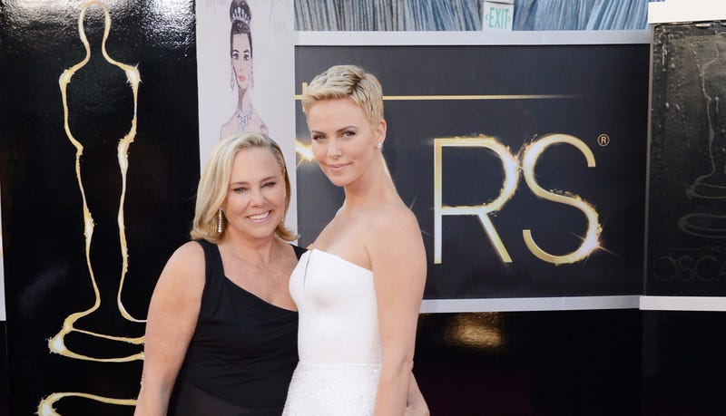 Charlize Theron and mom Gerda Maritz 