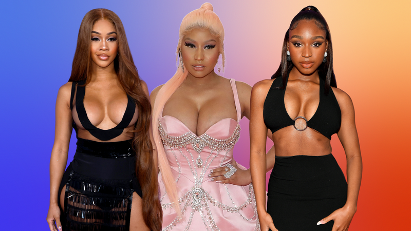 Saweetie, Nicki Minaj and Normani 