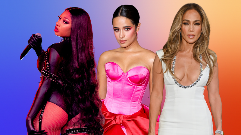 Megan Thee Stallion, Camila Cabello and Jennifer Lopez