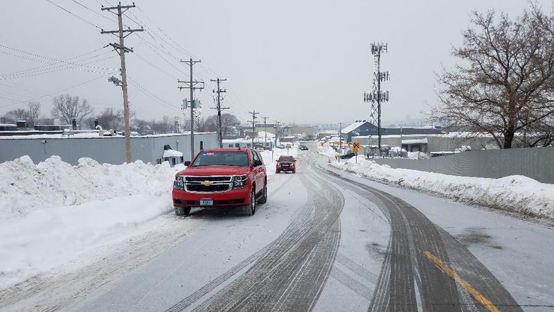 Snow on the streets