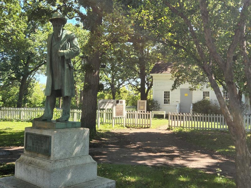 John Stevens and his house