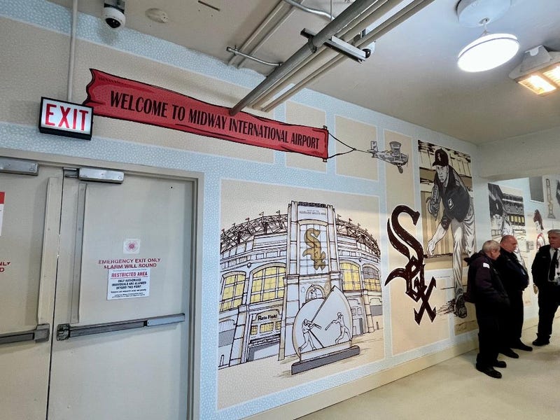 White Sox Mural at Midway Airport