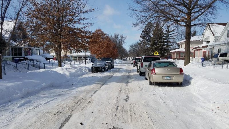 St. Paul streets and snow