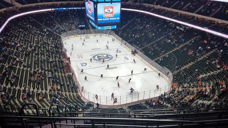 Warming up on the ice