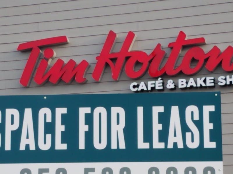 Tim Hortons is closed