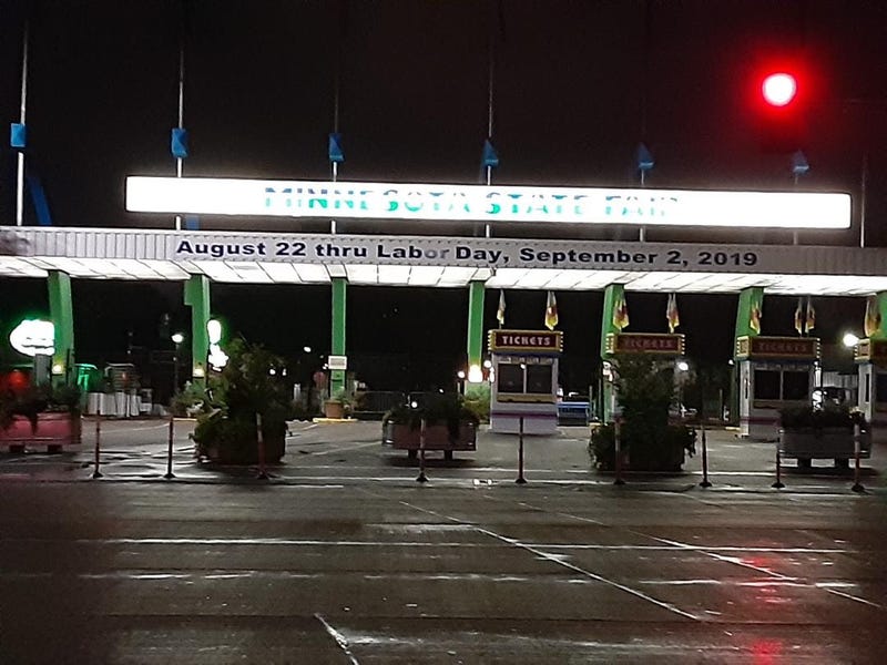 State fairgrounds main gate hours after shootings