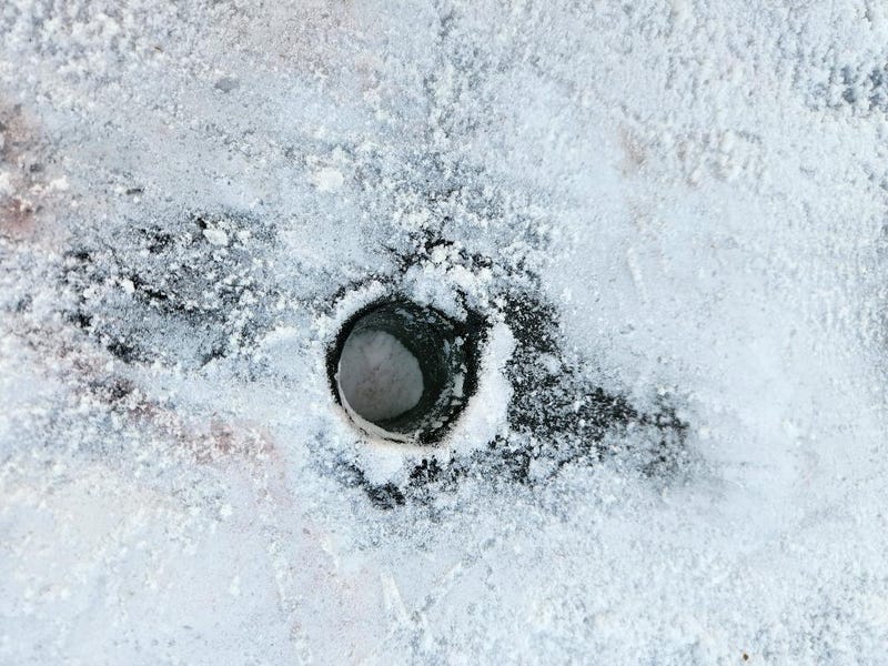 Ice on lake