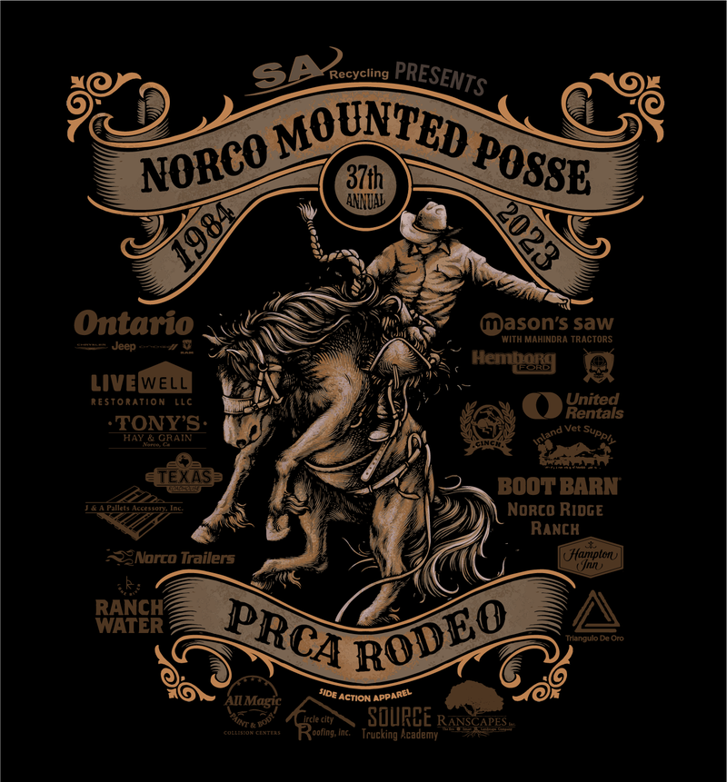 Norco Mounted Posse PRCA Rodeo flyer