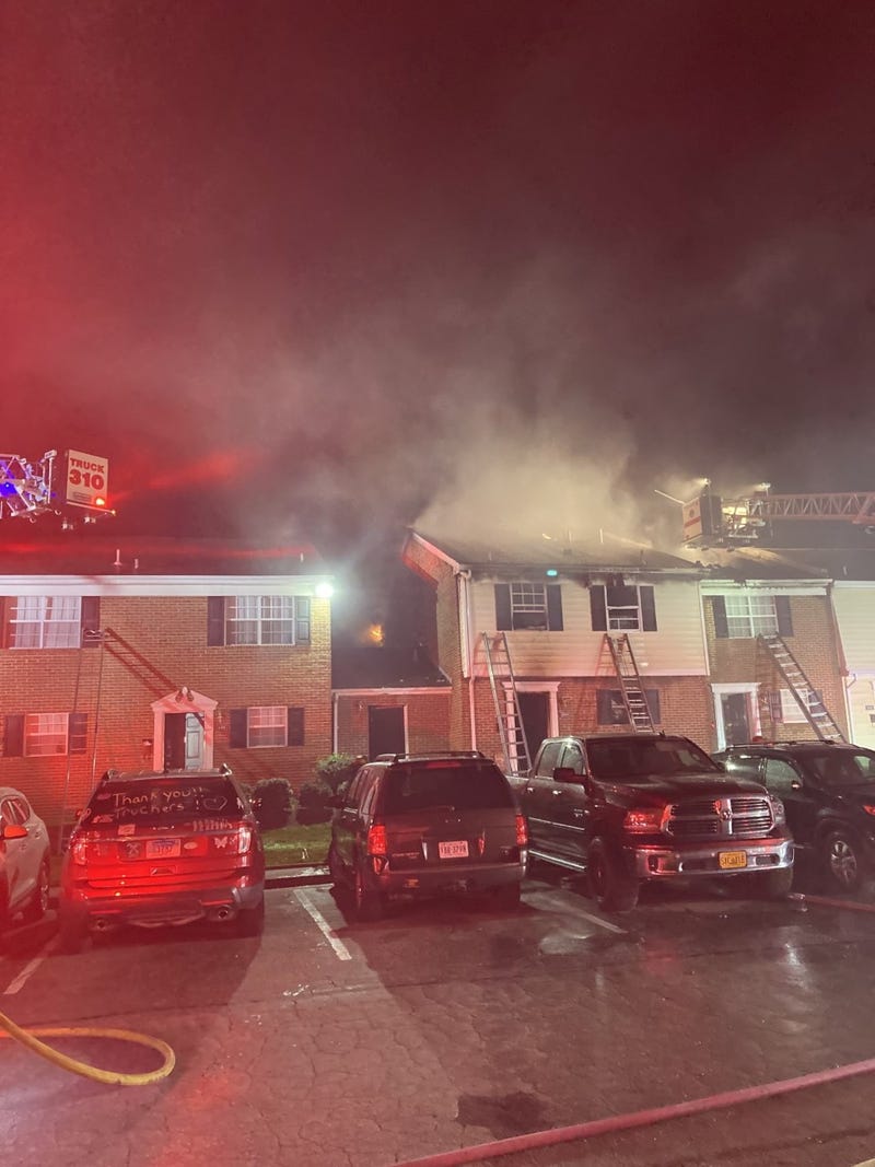 Henrico Apartment Fire on Winchmere Ct.