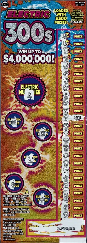 The winning ticket.