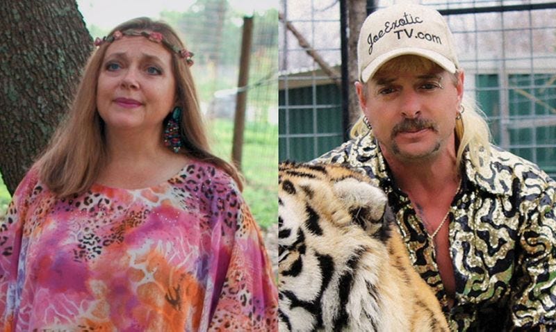 Tiger King, Joe Exotic, Carole Baskin, Cake Bites, 