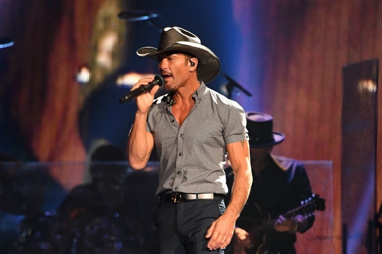 Tim McGraw performs in 2017