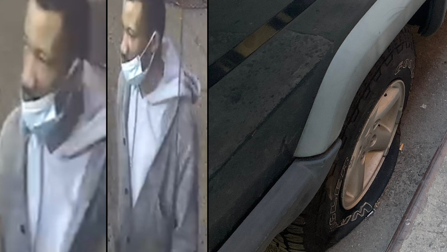 VIDEO: Suspect sought after Manhattan tire-slashing spree damages over 40 cars