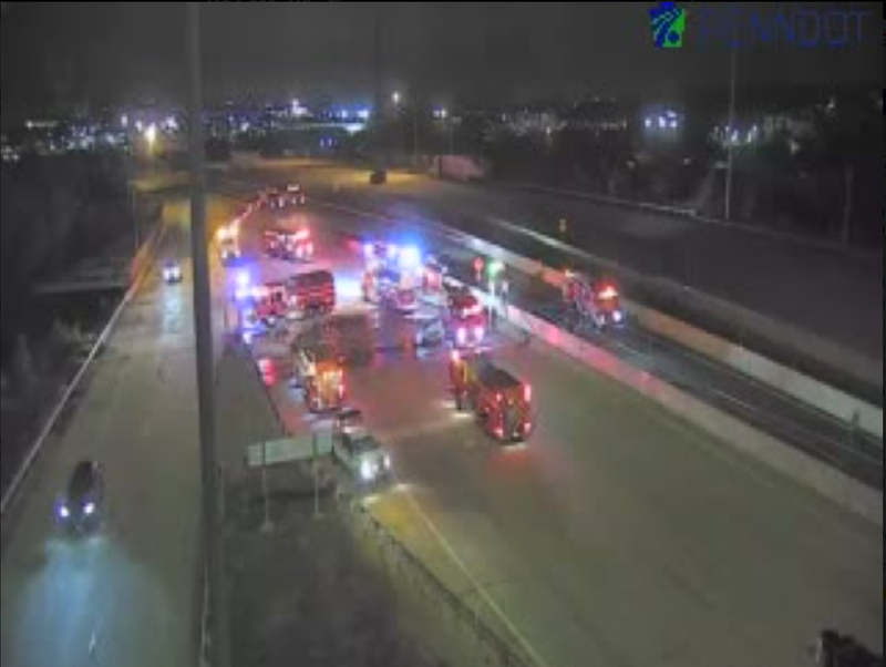 toll plaza fire