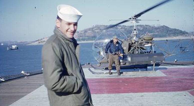"Tony Ybarra, a native Bay Area resident, served as a Navy Corpsman through the entirety of the Korean War.  After the Navy, he taught middle school and coached kids sports for over 35 years in Campbell. He is still well known by hundreds of former studen