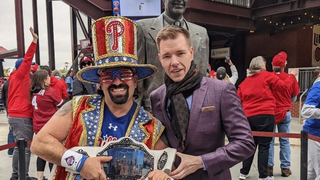 How a Phillies fan turned into an unofficial, honorary mascot