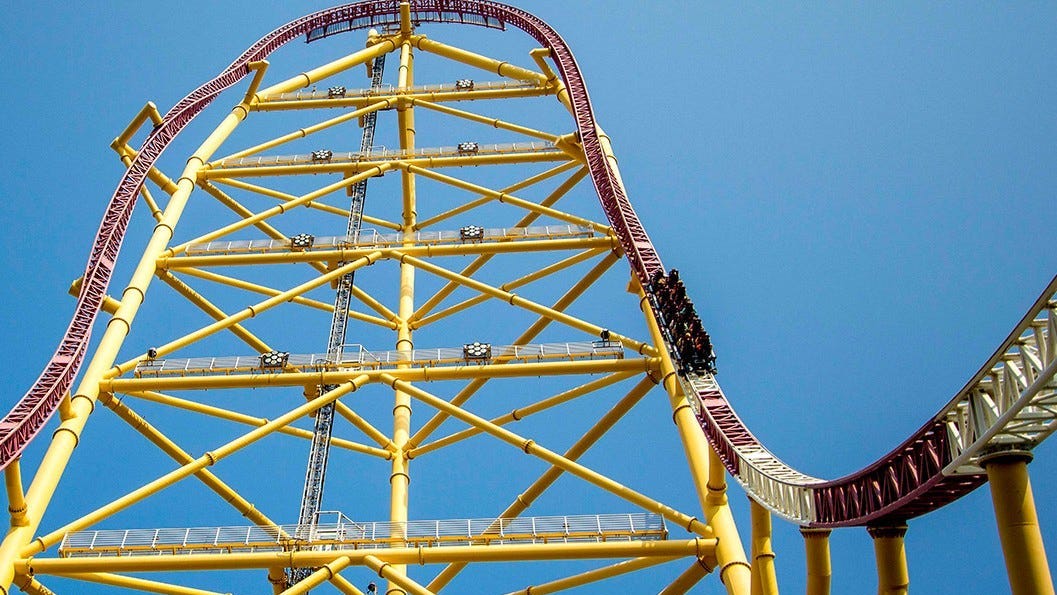 Inspectors say bracket from Top Thrill Dragster train struck Michigan woman