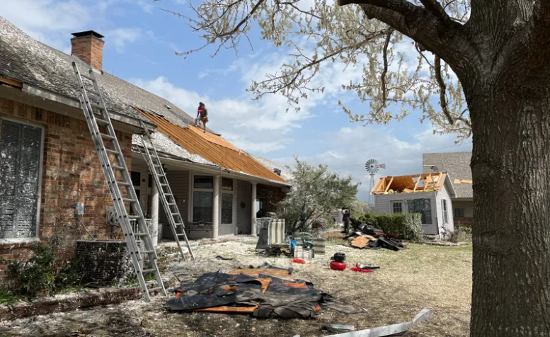 Rockwall tornado damage