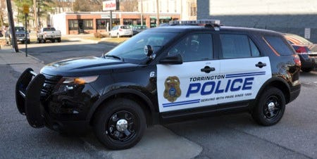 Torrington police SUV