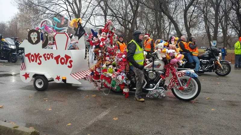45th annual Toys for Tots motorcycle parade, a 'revving' success