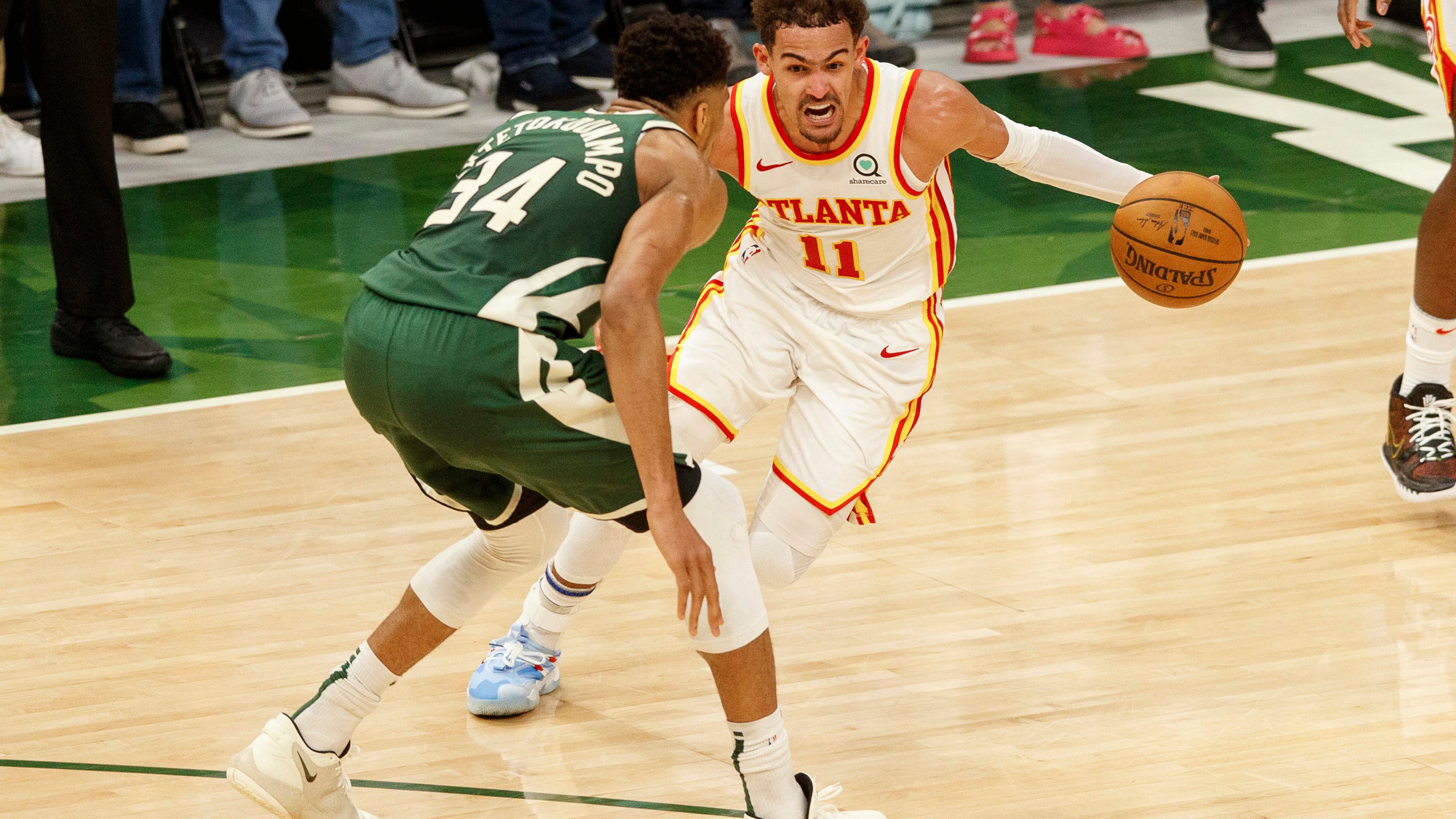 Trae Young shimmy sends Twitter into frenzy, drops 48 as Hawks steal Game 1 vs. Bucks