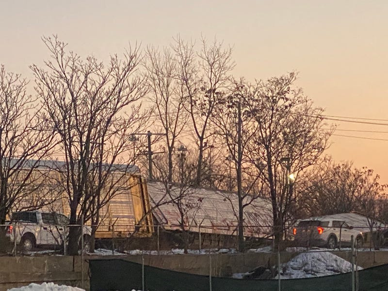 A freight train derails in Southwest Detroit.