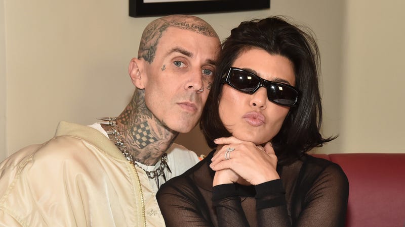 Kourtney Kardashian Barker and Travis Barker