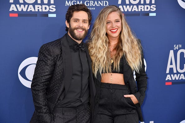 Thomas Rhett, Lauren Akin, Co-Host, Country Countdown USA, Lon Helton, Music