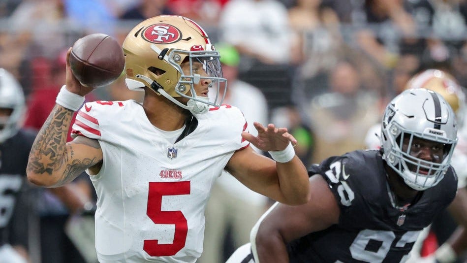 Baldinger: Trey Lance had a 'very rusty' preseason opener vs. Raiders