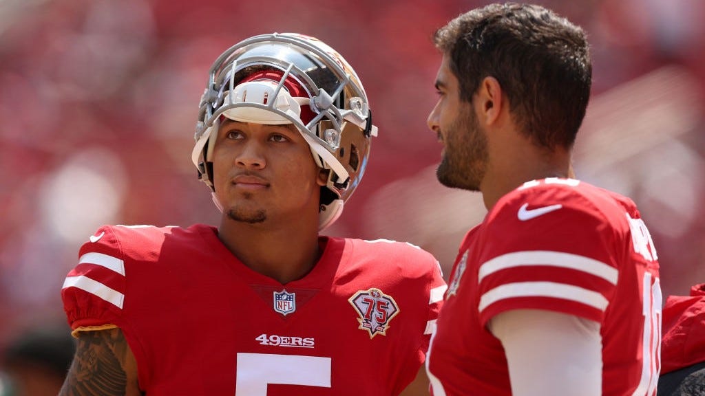 Jimmy Garoppolo gives candid answer about 'weird' 49ers QB situations over the years