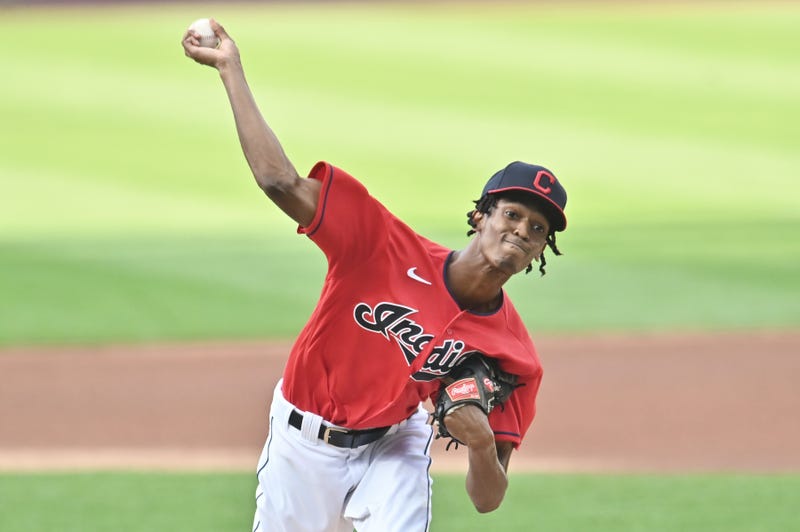 Cleveland Indians pitcher Triston McKenzie