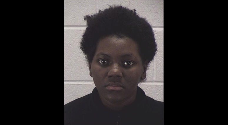 Trivea Jones, 23, has been charged with two counts of felony battery against her infant son who remains on life support.