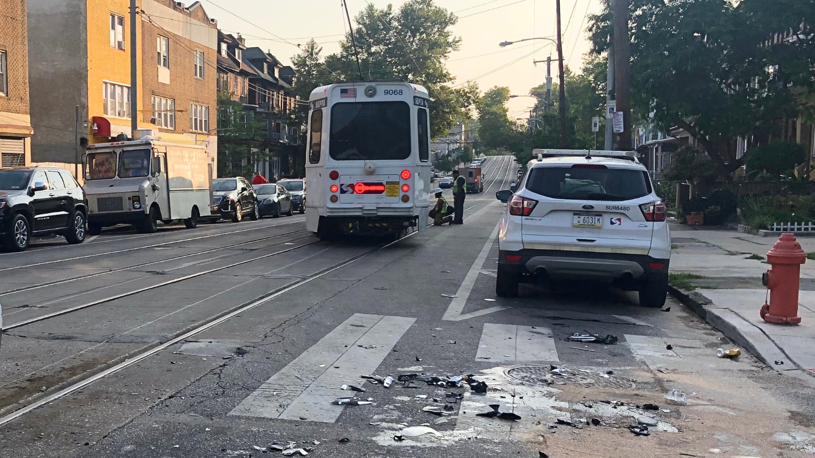Off-duty SEPTA worker charged with DUI in trolley crash
