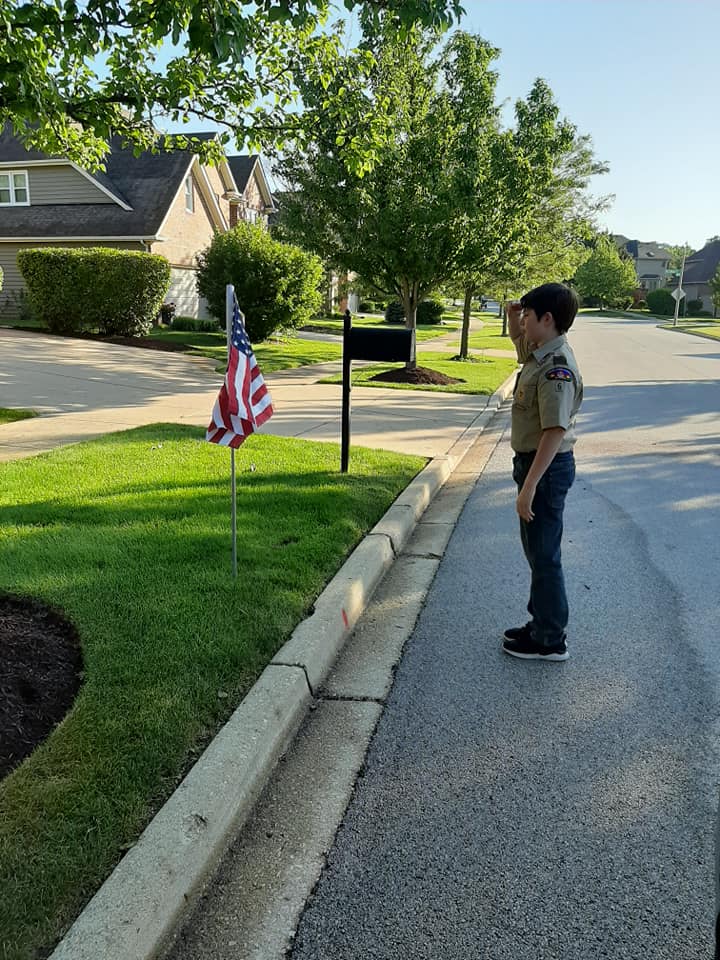 Scout Troop Decorates Batavia For Flag Day