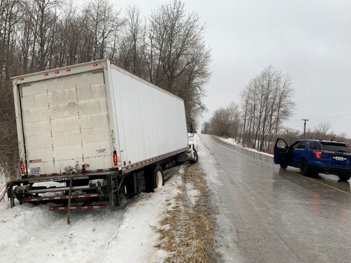 An Ice Storm Warning for the northern part of the lower peninsula is creating dangerous road conditions throughout multiple counties on Tuesday as police and weather officials urge all drivers to stay off the roads.