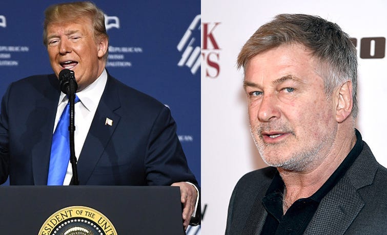 Donald Trump and Alec Baldwin