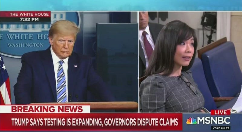 President Trump and Weijia Jiang