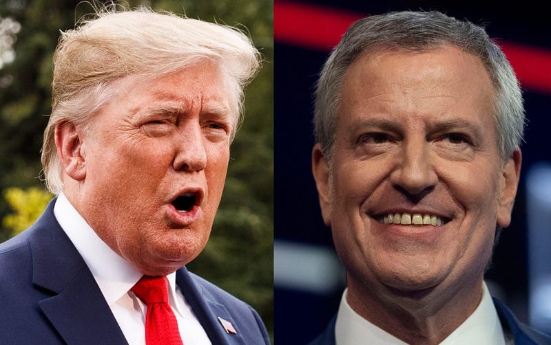 Donald Trump Bill de Blasio