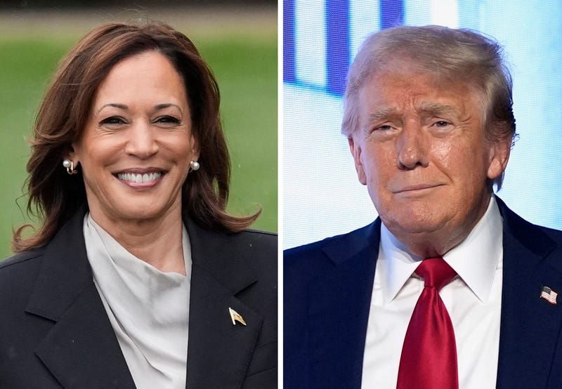 Kamala Harris and Donald Trump