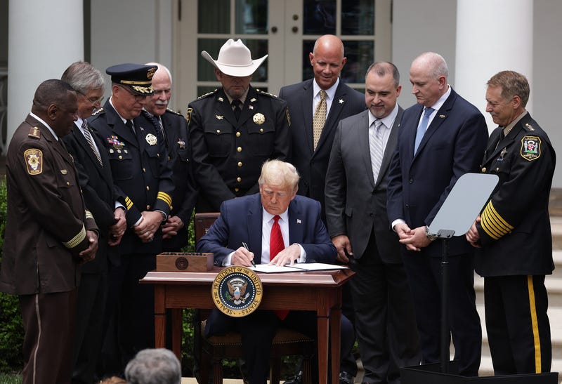 President Trump signs executive order on policing, June 16, 2020