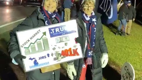 'It's like Christmas Day': Supporters celebrate Trump campaign stop in Waterford