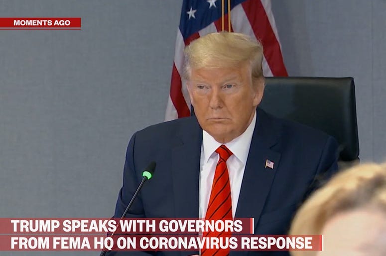President Trump Addresses Governors