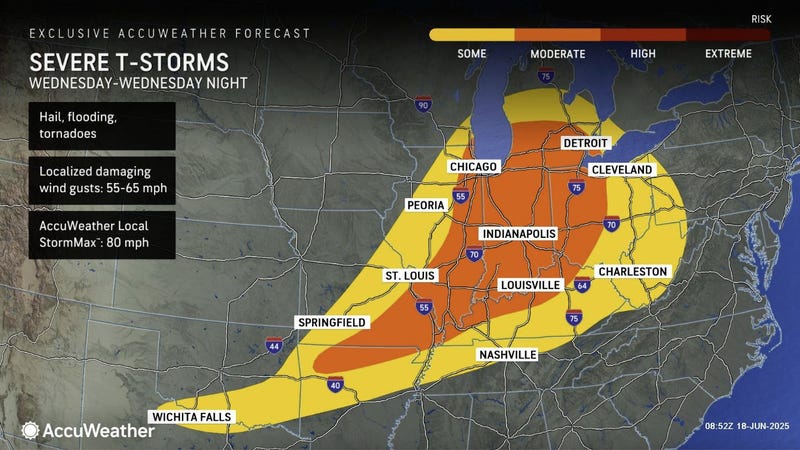 thunderstorms on the map for metro Detroit