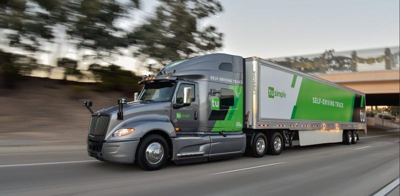 Tu Simple truck PR