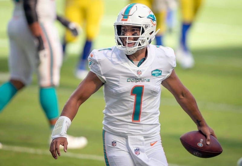 Tua Tagovailoa in his first start for Miami
