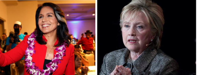 Tulsi Gabbard, Hillary Clinton