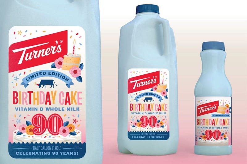 Turner's Birthday Cake Flavored Milk