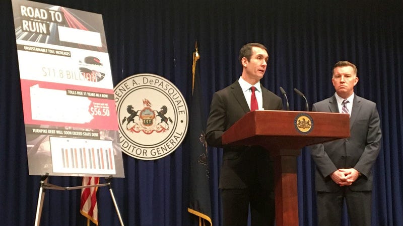 Pennsylvania’s auditor general says the Pennsylvania Turnpike is at a crossroads.