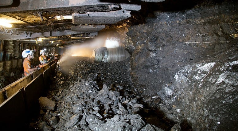 Peabody Energy Twentymile mine in Colorado